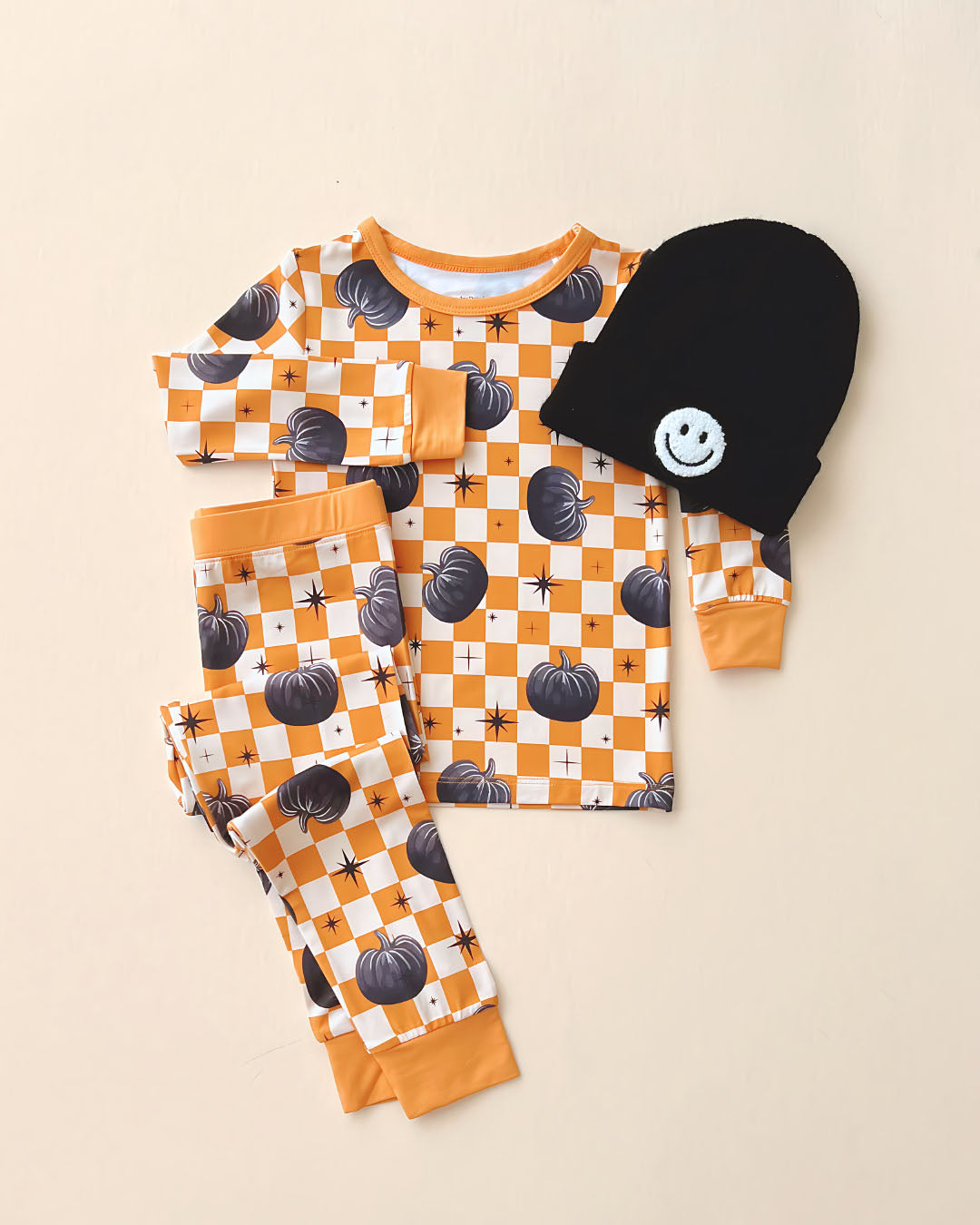 Bamboo Two Piece Set | Checkered Pumpkin