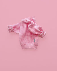 Chunky Knit Sweater | Pink