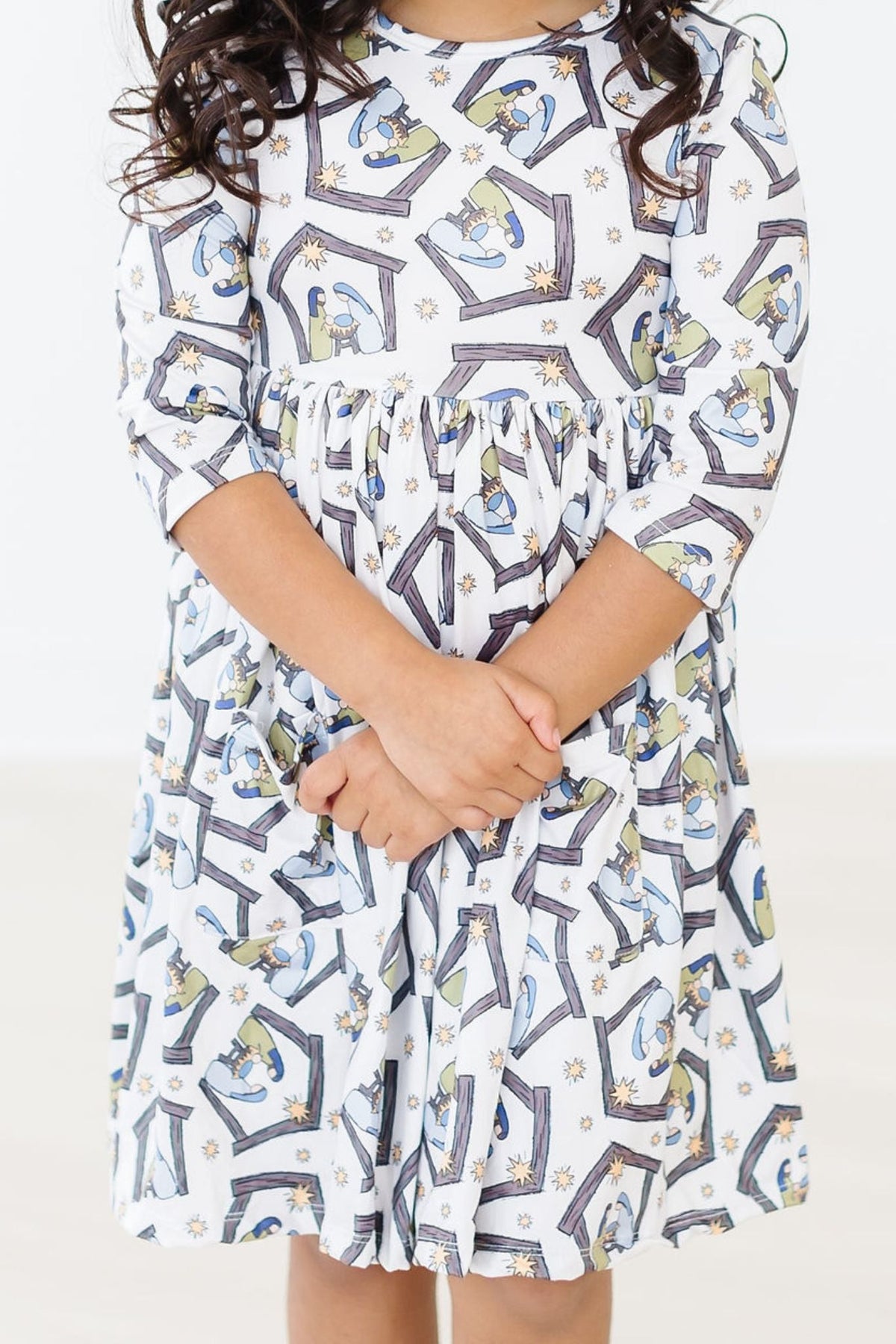 SALE Nativity Pocket Twirl Dress