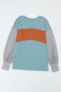 Colorblock Striped Top