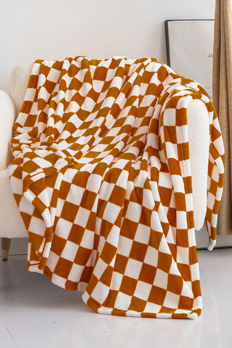 Checkered Throw Blanket