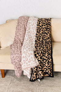 Cuddley Leopard Decorative Throw Blanket - Mack and Mav Boutique 