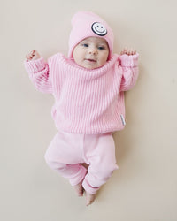 Smiley Beanie | Pink