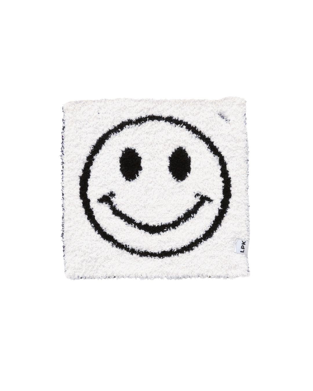 Smiley Plush Lovey | Black