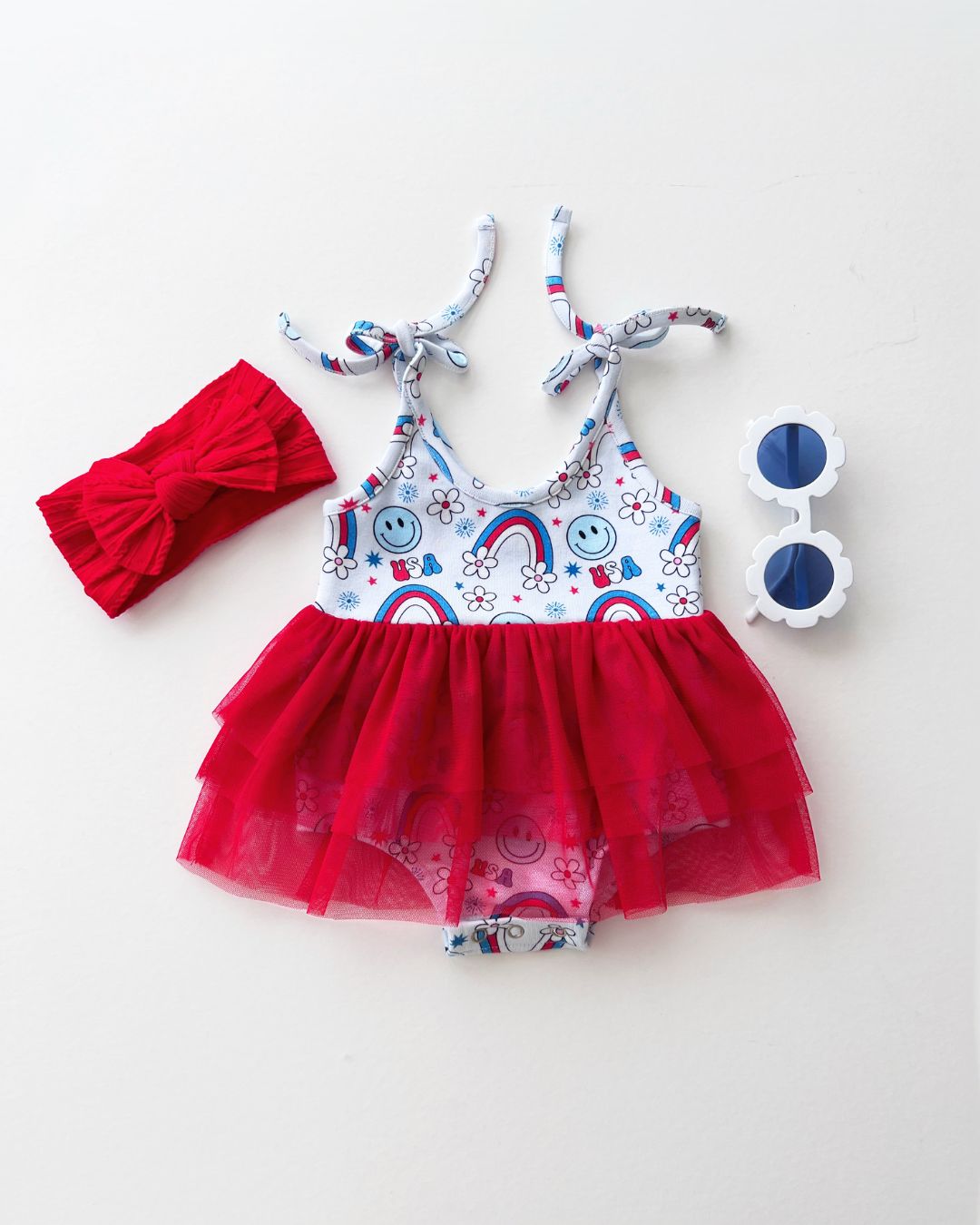 Tutu Romper | Little Miss USA