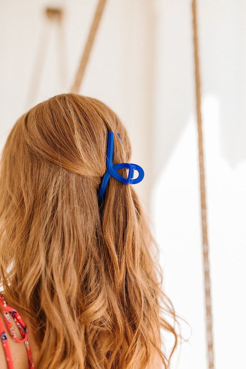 Claw Clip Set of 4 in Royal Blue