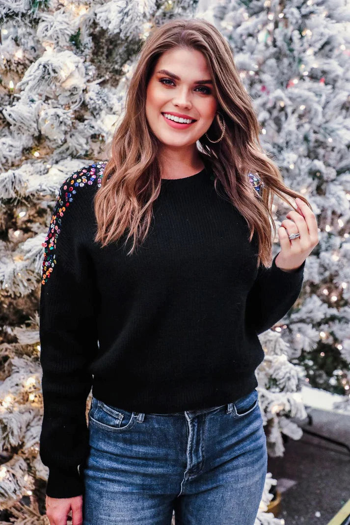 PREORDER: Party Favor Sequin Sweater