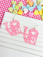 PREORDER: Mini Heart Love Dangle Earrings