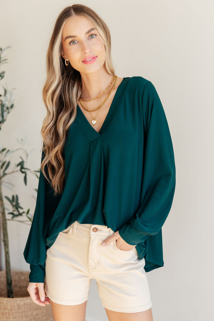 This is Your Song Balloon Sleeve Top - Mack and Mav Boutique 