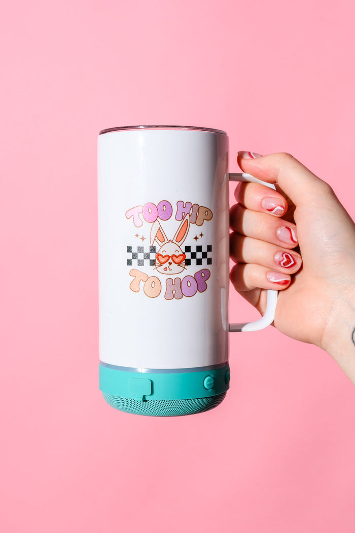 Too Hip To Hop Speaker Tumbler - Mack and Mav Boutique 