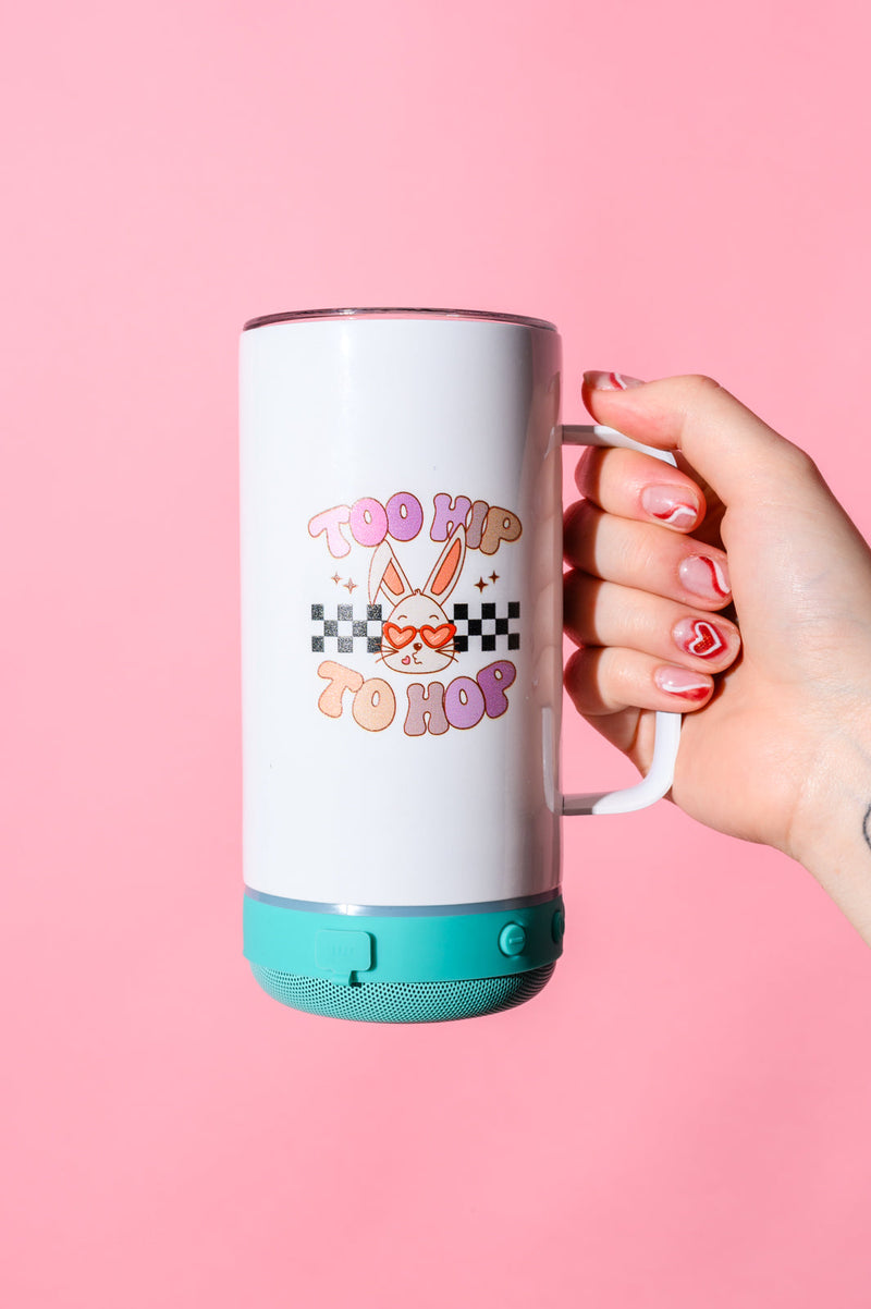 Too Hip To Hop Speaker Tumbler - Mack and Mav Boutique 