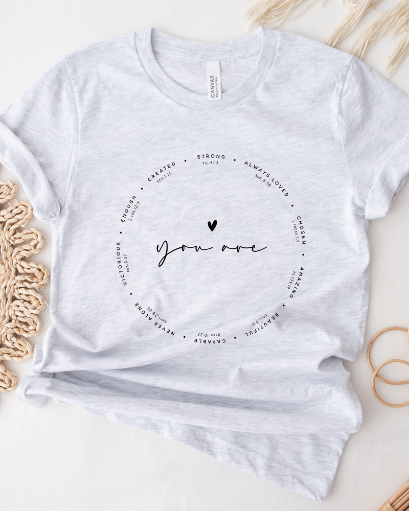 YOU ARE TEE (BELLA CANVAS) - Mack and Mav Boutique 