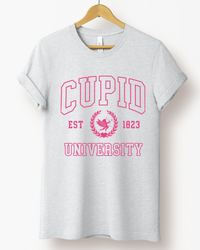 CUPID UNIVERSITY TEE (BELLA CANVAS) - Mack and Mav Boutique 