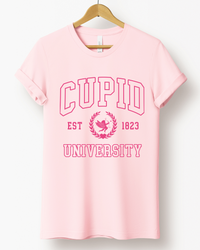 CUPID UNIVERSITY TEE (BELLA CANVAS) - Mack and Mav Boutique 